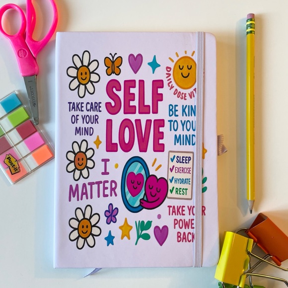 Other - Journal- Motivational Self Love- Lilac color